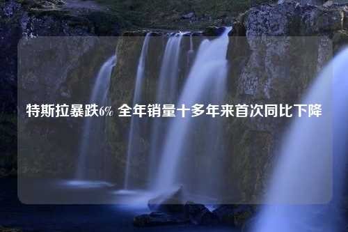 特斯拉暴跌6% 全年销量十多年来首次同比下降